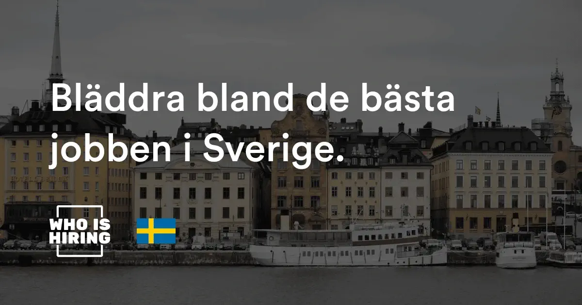 Who is hiring in Sweden